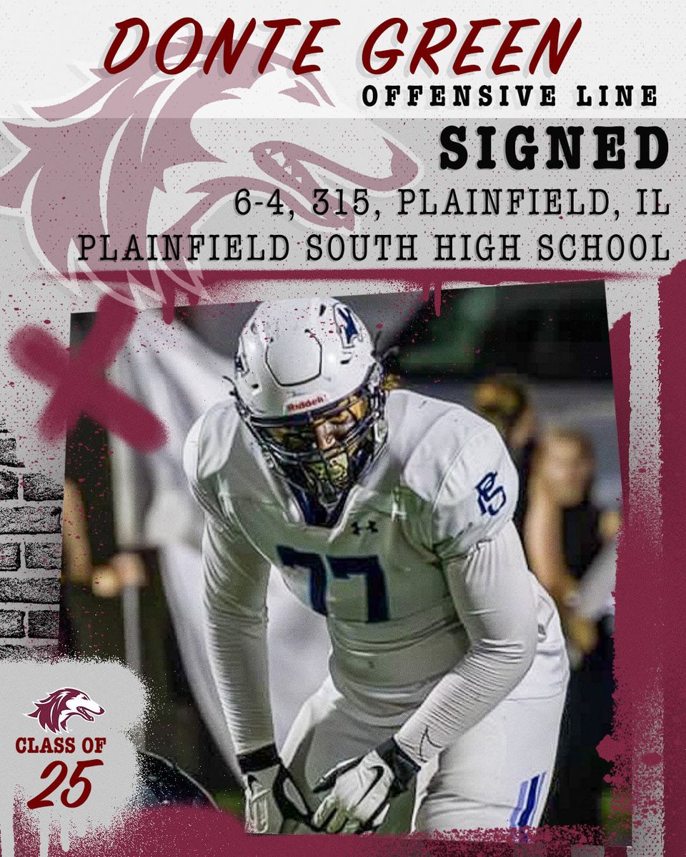 Welcome to the Saluki Family!

OL Donte Green
Plainfield, Ill. (Plainfield South HS)
🔗 saluk.is/4f3GAnx

<a href="/DonteGreen001/">Donte Green</a> | #RunWithUs