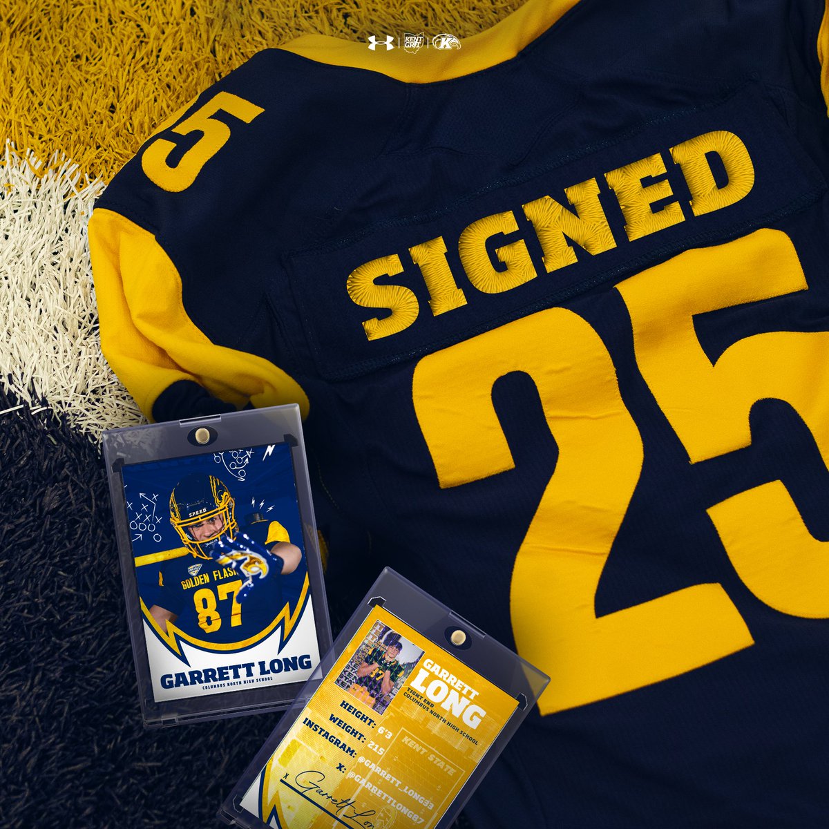 Kent State Football (@kentstfootball) on Twitter photo Signed✅✍️
<a href="/garrettlong87/">Garrett Long 6’4 225 2025</a> From the Hoosier State to Kent State, Long brings a degree of toughness to the line while also possessing the athletic ability to get out in the pass game. Welcome home Garrett!
#KentGRIT⚡️| #ALLIN Signed✅✍️
<a href="/garrettlong87/">Garrett Long 6’4 225 2025</a> From the Hoosier State to Kent State, Long brings a degree of toughness to the line while also possessing the athletic ability to get out in the pass game. Welcome home Garrett!
#KentGRIT⚡️| #ALLIN