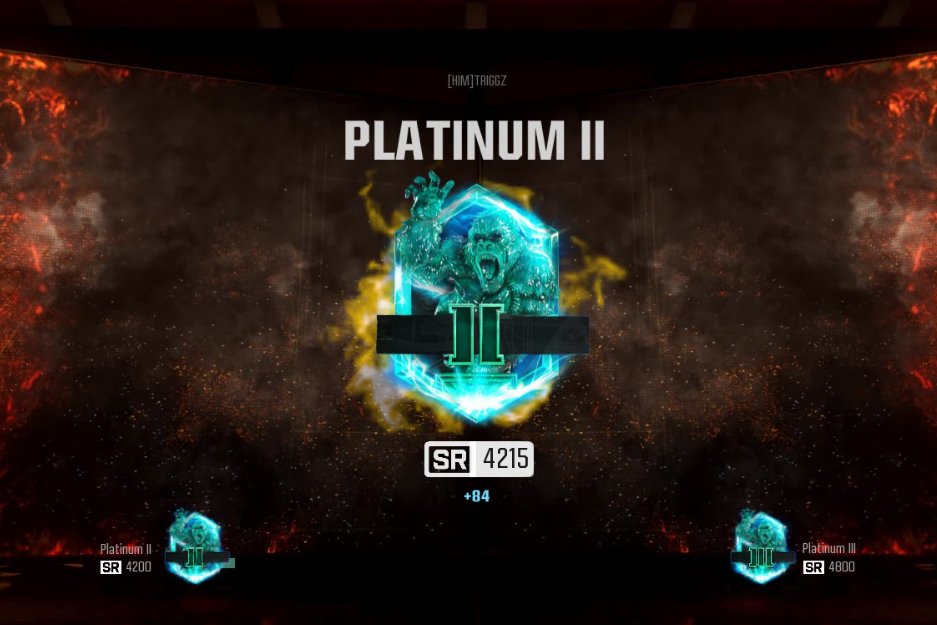 AlwaysTriggz's tweet photo. @ItsRaviin @NatrixUprising Getting there little update :skull: they made this shit 10x harder to rank up :sob: https://t.co/m5vHskGXG5