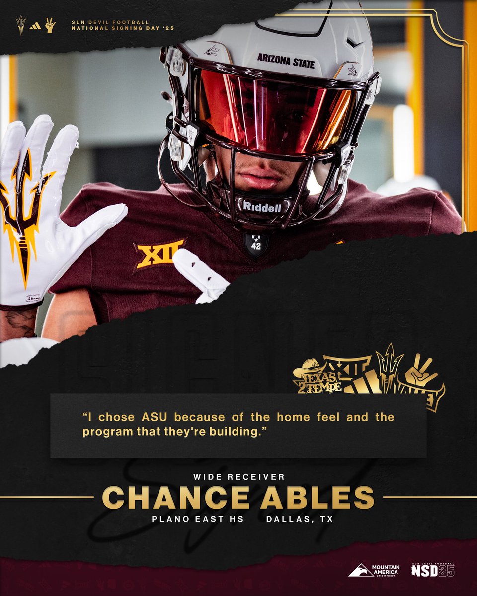 𝒮𝒾𝑔𝓃𝑒𝒹 ✍️

💪  Wide Receiver 
📍Dallas, TX 

#ForksUp /// <a href="/d1_chance/">Chance Ables</a>