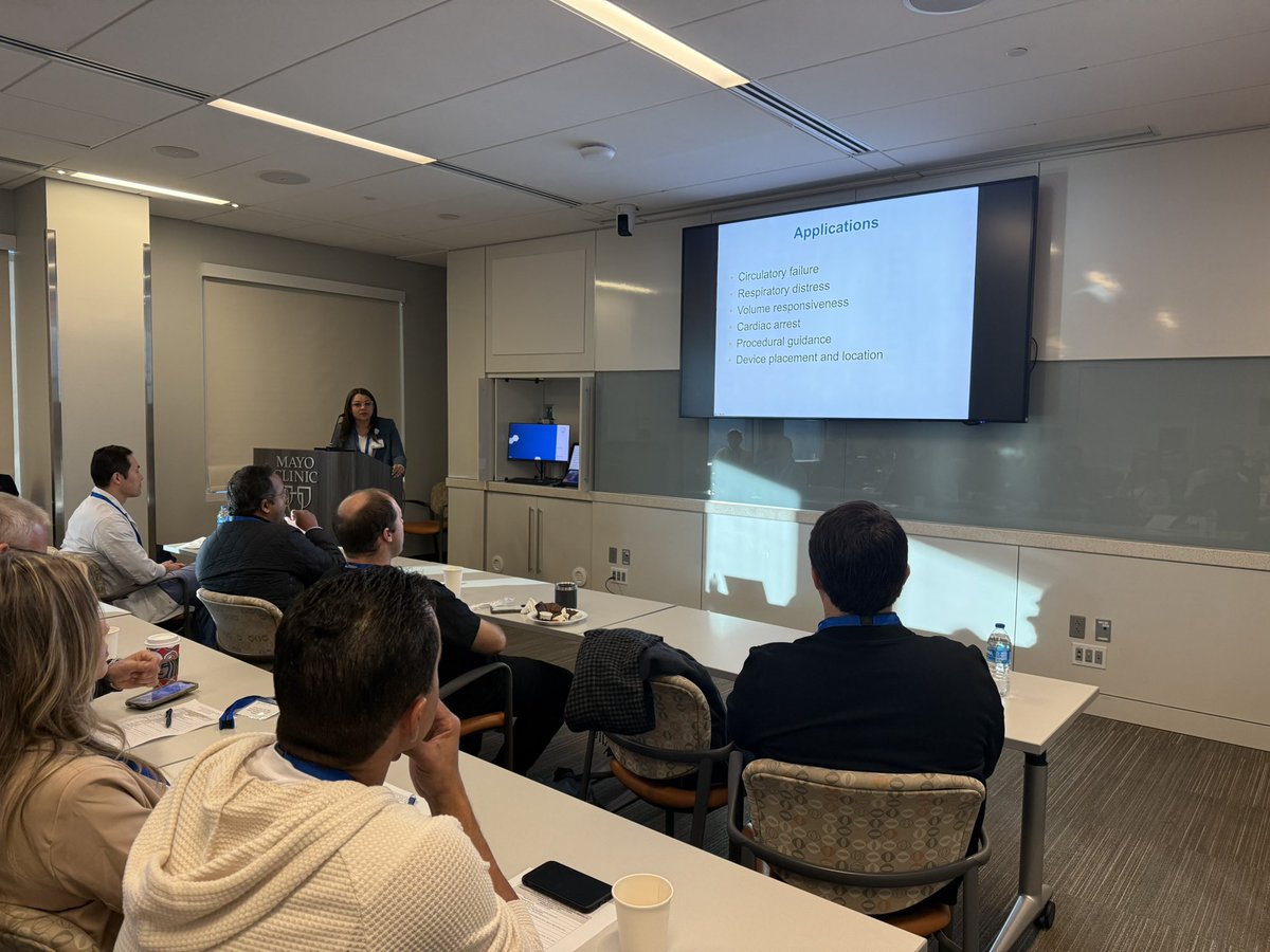 pmorenofranco's tweet photo. 🌟 Today’s the Day: Hands-On Training for ECMO Practitioners! 🌟
We’re thrilled to kick off the Hands-On Point-of-Care Ultrasound & Transesophageal Echocardiography Course at the Simulation Center. This immersive, CME-accredited course is tailored for ICU, transplant, and ECMO practitioners, focusing on essential ultrasound techniques to optimize care for critically ill patients.
🩺 What’s in Store:
•Cardiac & Lung Ultrasound: Foundational and advanced imaging techniques to enhance patient monitoring.
•Hemodynamics & VExUS: Gain insights into venous congestion and fluid management.
•TEE Applications: Master both basic and advanced transesophageal echocardiography.
•POCUS for ECMO: Leverage point-of-care imaging to improve ECMO outcomes.
•Vascular Ultrasound: Refine skills for vascular access and diagnostics.
With expert-led hands-on sessions, participants will practice these critical techniques in real-world simulations. These tools are indispensable for improving outcomes in transplant, ICU, and ECMO care.
There is still time to join our #ECMO sessions that start tomorrow https://t.co/Goo4vumewa
Let’s advance together!
@KalagaraHari #GovindPanda #CarlaVenegas #HiroshiSekiguchi @Dr_RajaReddy #JuanRipollSanz @nathanhwaldron #JamesNelson #WesleyAllen #JonChristensen #RossRenew @pkguru10 #DeisyMercado @sanjayCCM @ParagPatelMD @dongyue @ErbenYoung @ayan2024