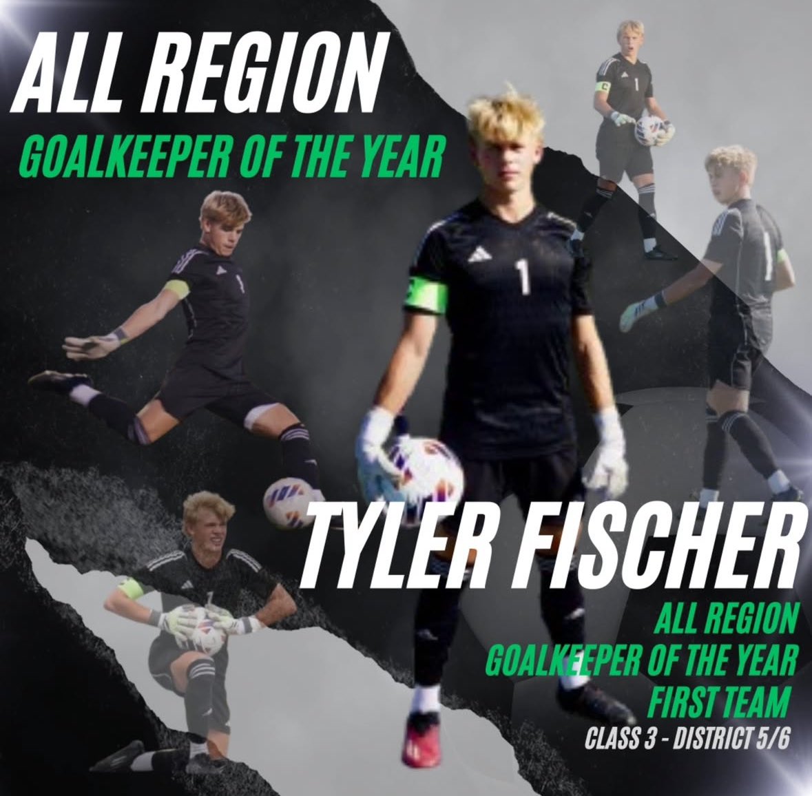 FlyinTyFisch's tweet photo. All Region GK of the Year https://t.co/Cr3mAWUfpu