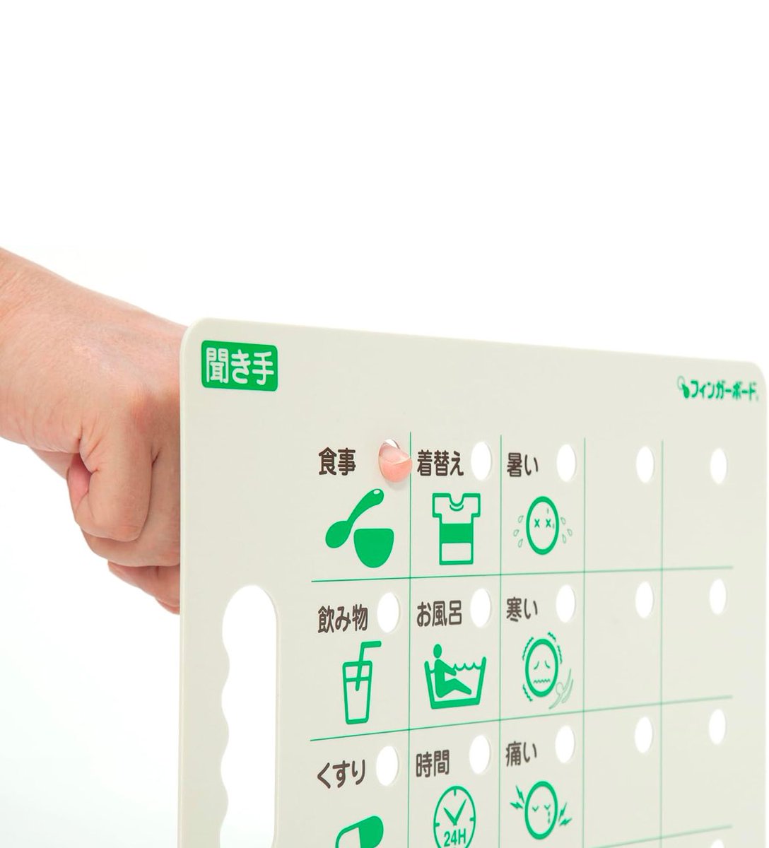 ちょ…Amazon、マジでなんでもあるな…。脳卒中等になられると言葉で意思疎通が難しくなられる方がおられます。そんな方に文字や絵によって簡単な意思表示をしていただくボードを使うことがあります。これも売ってます。こう言うクオリティ高い物売ってくれるの良いなぁ…必要な方に届いて欲しいです