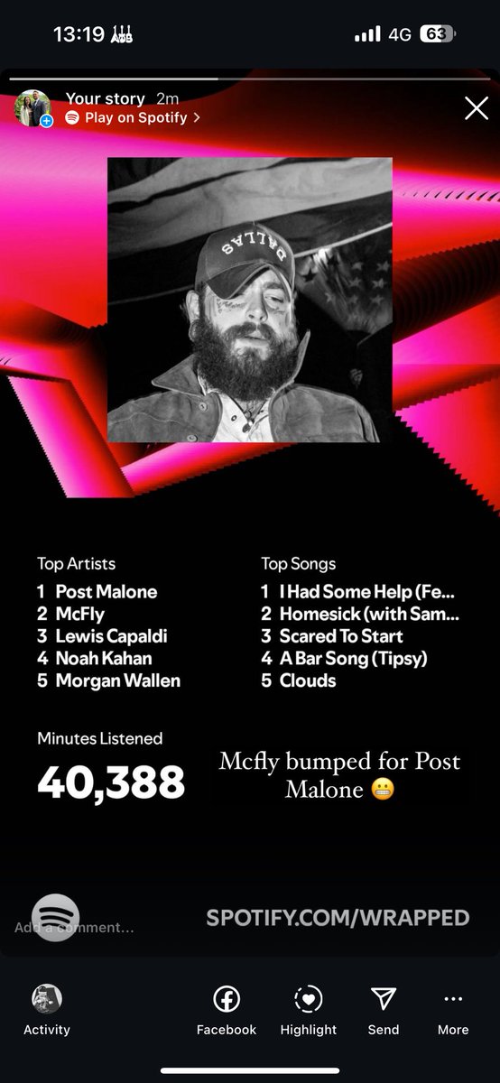 hdavidson1x's tweet photo. Soz mcfly x https://t.co/JagfNc05af