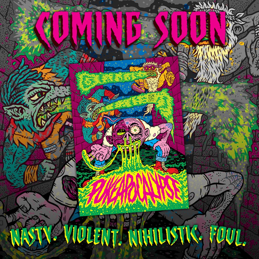 A grim-neon world of spew, grue and sprues, coming soon to your table (yum)!

Sign up at the link in our bio to get notified as soon as this mutant skirmish game launches.

Created by Glenn Ford, published by Exalted Funeral

#skirmishgame #kitbashing #RPG #roleplayinggame