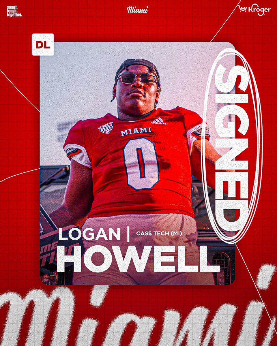 MiamiOHFootball's tweet photo. Motor City meets OxVegas! @logtotuff  is joining the RedHawks‼️#RiseUpRedHawks |  🎓🏆 https://t.co/2M8xh2zgRv