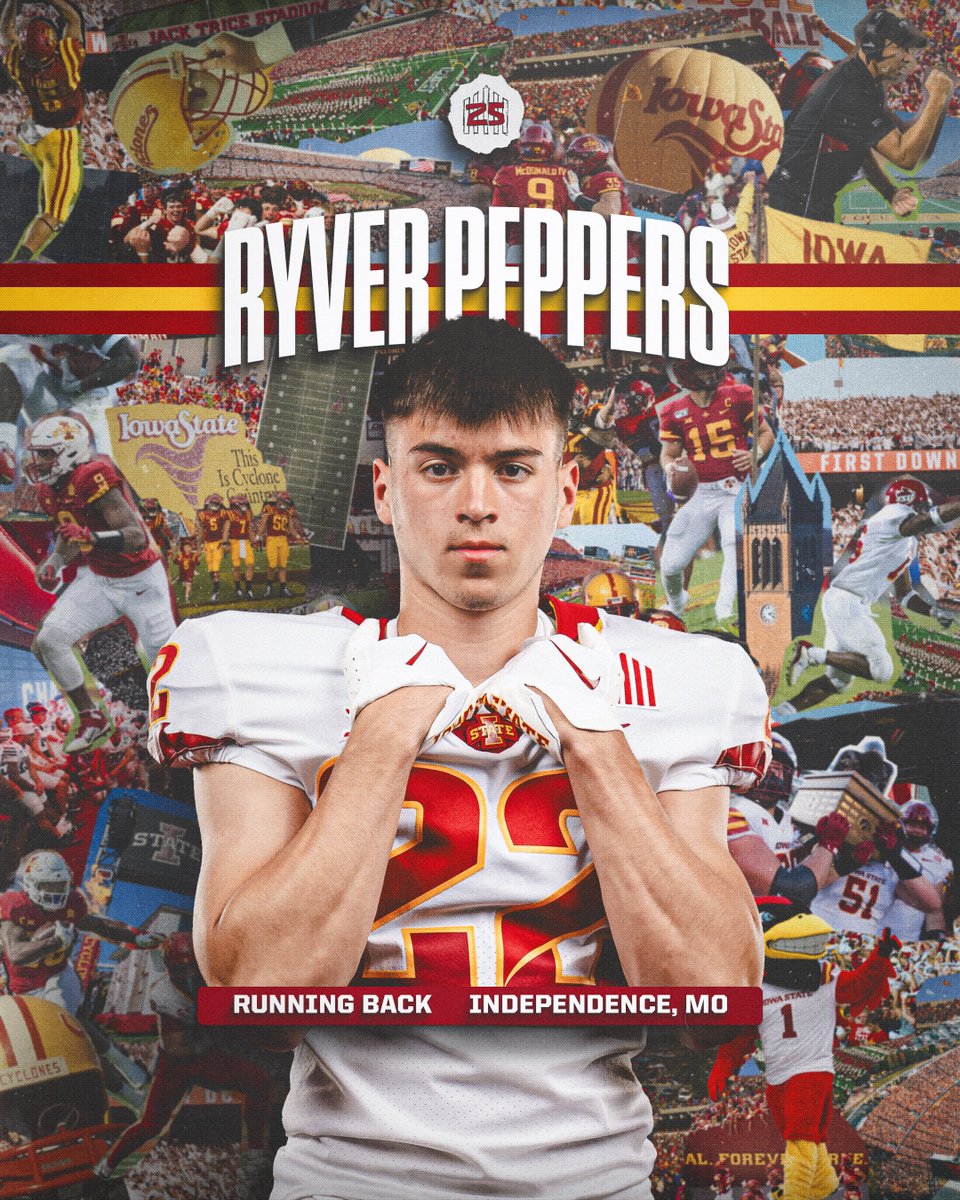 Iowa State Football (@cyclonefb) on Twitter photo Accounting for more than 4,500 yards and 70 touchdowns in high school, Ryver has proven just how dynamic he can be!
<a href="/RyverPeppers22/">Ryver Peppers</a>
🌪️🚨🌪️ Accounting for more than 4,500 yards and 70 touchdowns in high school, Ryver has proven just how dynamic he can be!
<a href="/RyverPeppers22/">Ryver Peppers</a>
🌪️🚨🌪️