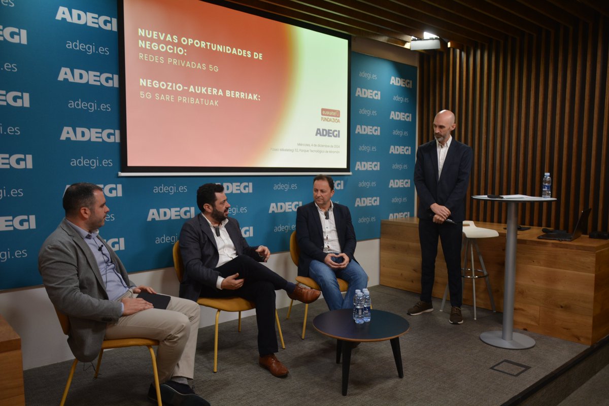 KulturAtelier's tweet photo. Gipuzkoako Enpresentzat @euskaltel-ekin batera @ADEGI-n antolatu dugun jardunaldia. "Negozio-aukera berriak: 5G sare pribatuak" saioaren barruan, #BasqueCCAM gure bezeroak mugikortasun konektatu, autonomo eta kooperatiboaz hitz egin du. https://t.co/siHe0YPXFb