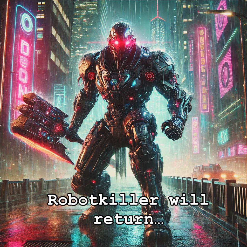 Robotkiller (@robotkilleroff) on Twitter photo Robotkiller will return better, stronger and heavier.
I wanna say a big big thank you to all they have supported my music this year. It was much fun and I have learned so many. Also a big thanks to <a href="/runretro83/">RunRetro83</a> who collab with me
#synthwave #metal #postsynthwave #music #thankyou Robotkiller will return better, stronger and heavier.
I wanna say a big big thank you to all they have supported my music this year. It was much fun and I have learned so many. Also a big thanks to <a href="/runretro83/">RunRetro83</a> who collab with me
#synthwave #metal #postsynthwave #music #thankyou