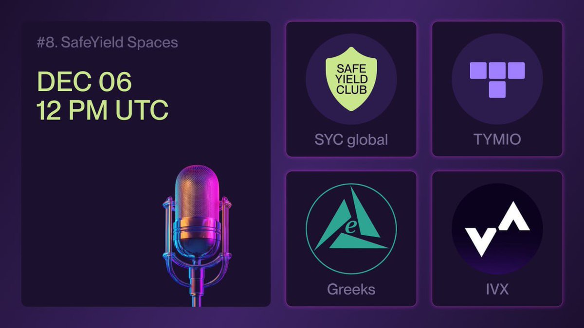 Safe Yield tweet media