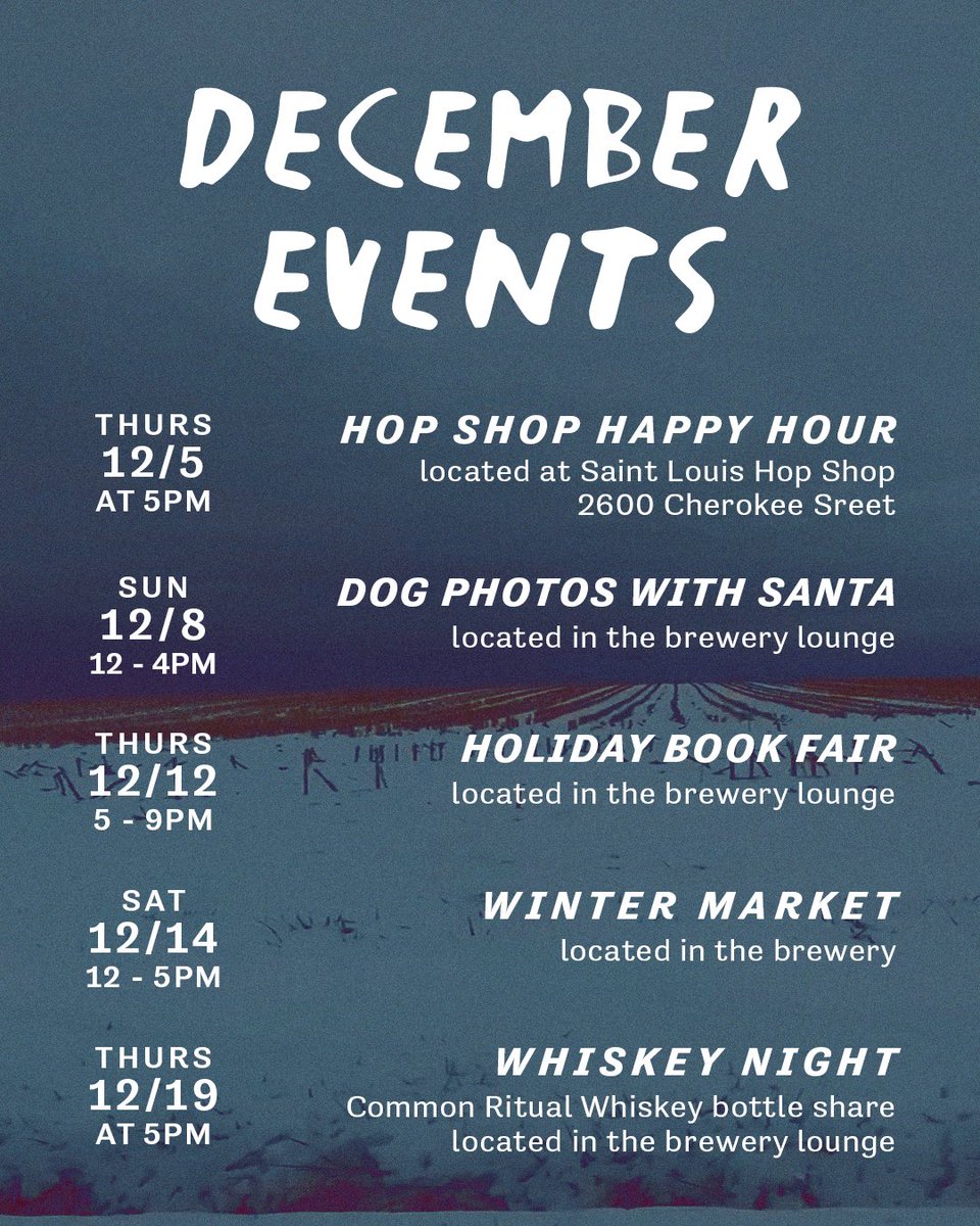 ❄️🎅🏽🥃🌇

December is full of fun + good times for gathering!

Checkout what’s going on this December here at Ptown