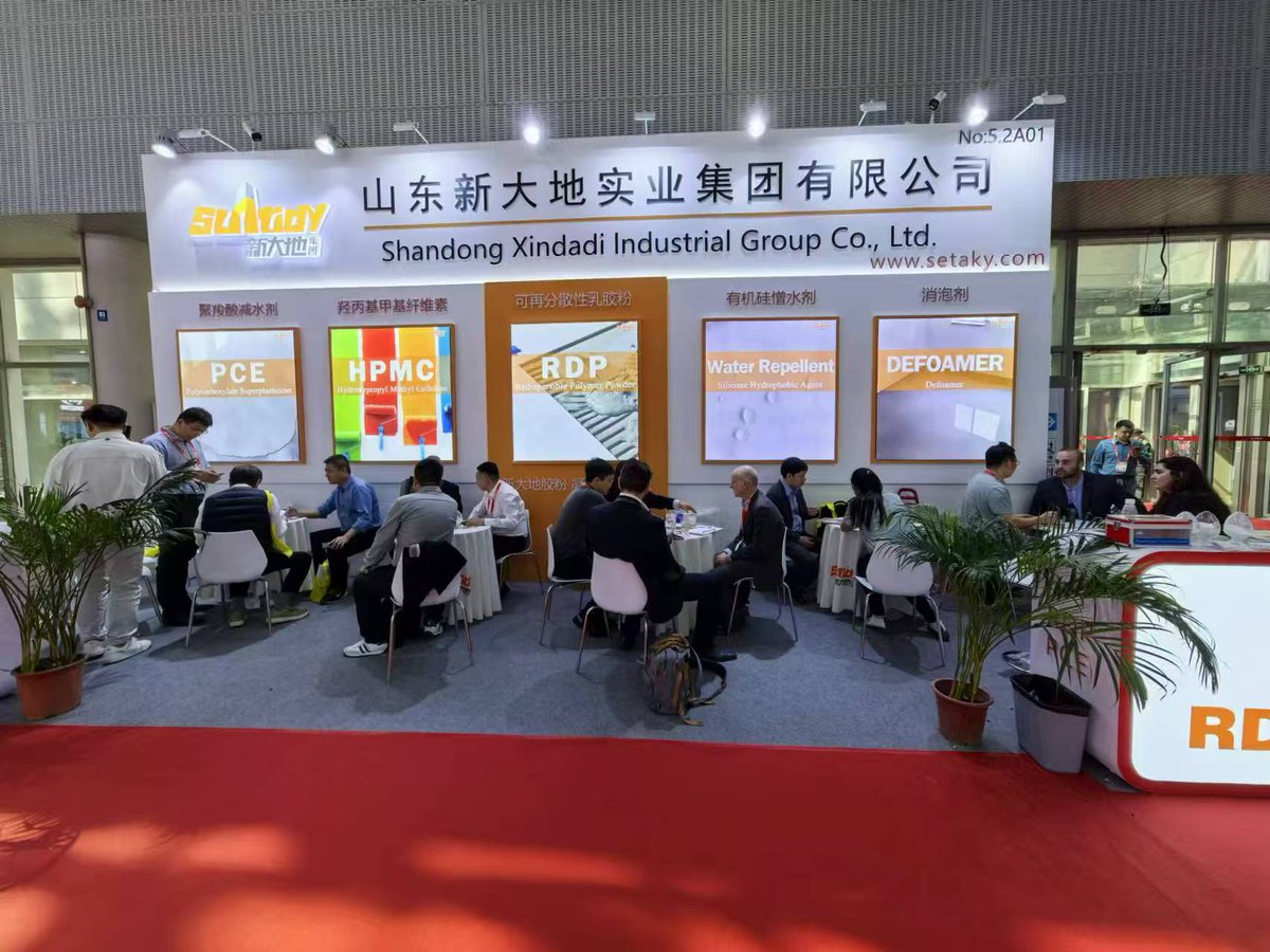AmyWangXindadi's tweet image. I met my old friends and also made many new friends at Chinacoat this year.

#RDP #HPMC #HEMC #HEC #PCE #SiliconeHydrophobicAgent #WaterRepellent #GypsumRetarder #ThixotropicAgent #EarlyStrengthAgent #PPFiber #Defoamer #Construction #BuildingMaterials #Coatings #Chinacoat