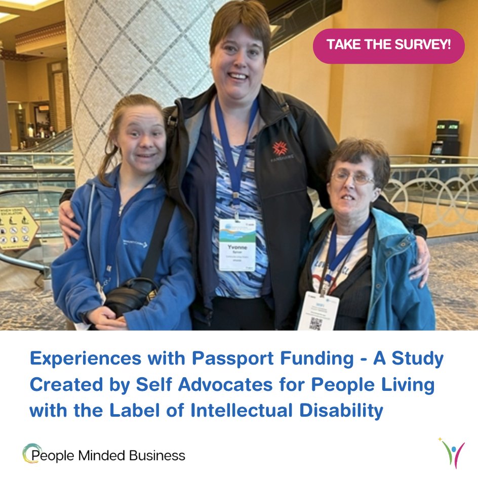 PMB (People Minded Business Inc.) are asking for our help in getting the word out a survey on Passport use conducted by members of the Self Advocate Research Group!
 
Please click on the link to access the survey: forms.office.com/r/Ee2GBaVWTJ