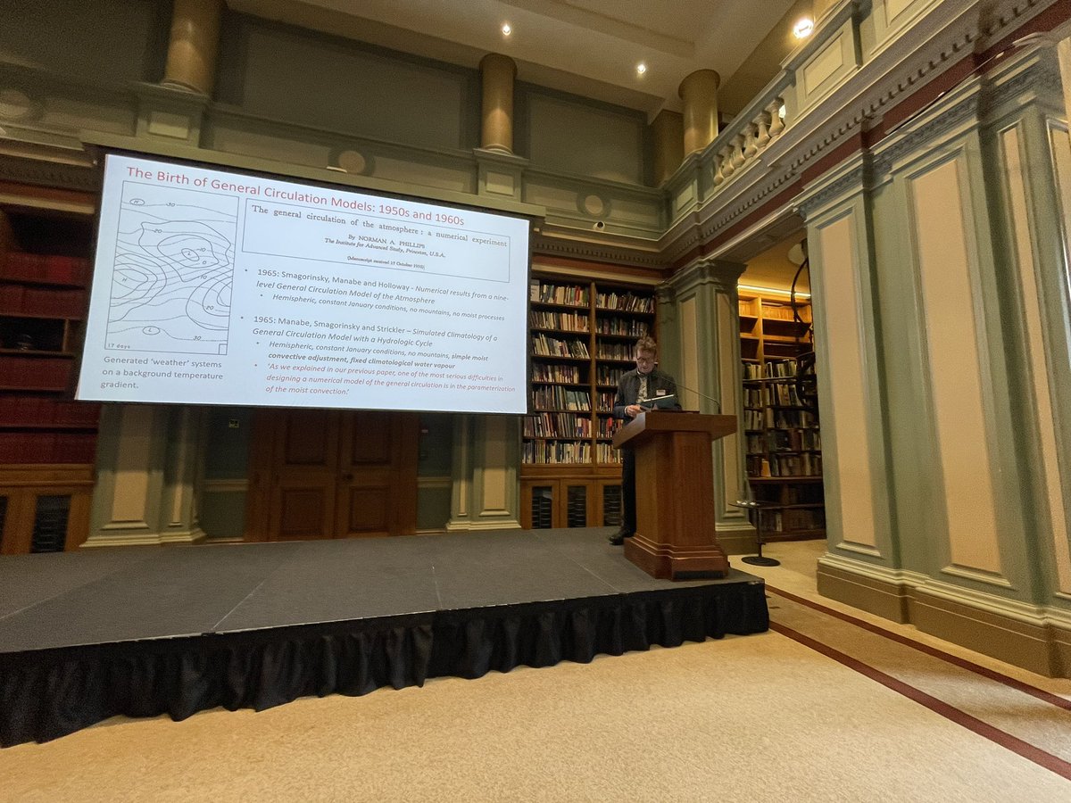 Royal Meteorological Society (@rmets) on Twitter photo <a href="/RMetS/">Royal Meteorological Society</a> event on History of Climate Modelling gets underway with a presentation from <a href="/mat_collins/">Mat Collins</a> <a href="/RMetS/">Royal Meteorological Society</a> event on History of Climate Modelling gets underway with a presentation from <a href="/mat_collins/">Mat Collins</a>