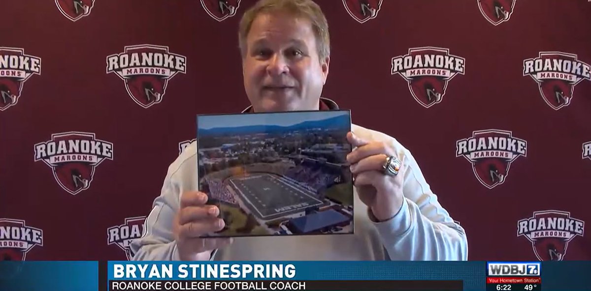 Thank you to <a href="/WDBJ7/">WDBJ7</a>  for this recent story...
"Roanoke College Football Honors Past, Looks Toward Future" 

wdbj7.com/video/2024/11/…