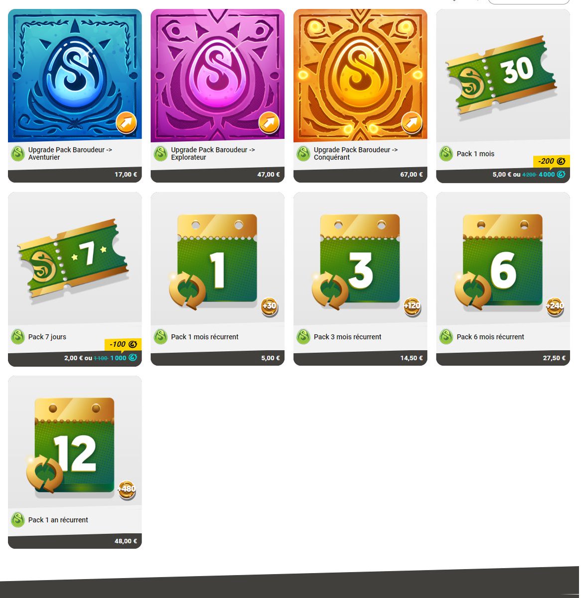 QuackFR's tweet image. C'est trop sérieusement, mes Og périment ce soir à minuit ... 0 Communication sur l'absence des packs (a moins que je sois passé à côté?)

OU SONT LES PACKS D'ABO ACHETABLES EN OGRINES???

@DOFUSfr @AnkamaGames