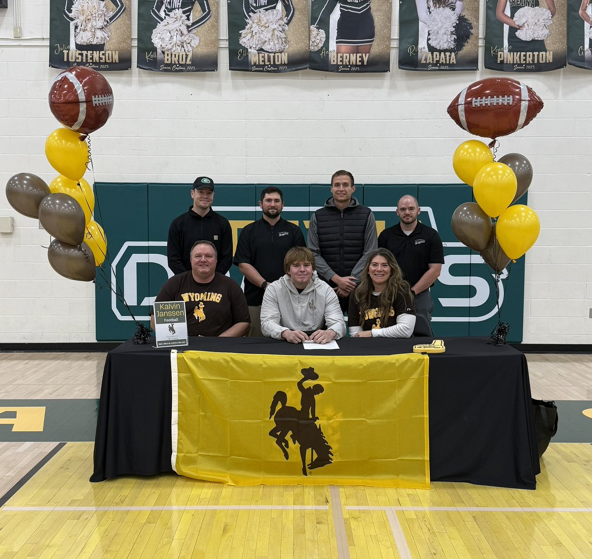 Congratulations to Kalvin Janssen, his family, and his coaches for signing on to continue is education and play football at the University of Wyoming.  We are proud of you Kalvin! <a href="/wyo_football/">Wyoming Cowboy Football</a>