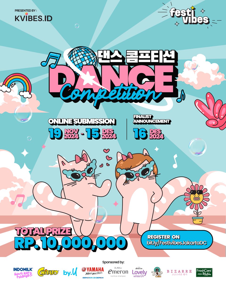 warriorscleanup's tweet photo. Jangan lupa dateng ke event KPOP terseru bulan Desember ini: FESTIVIBES JAKARTA 2024😆👋🏻

Kali ini janji ya bakalan lebih pecah dari tahun lalu! Catat tanggal &amp; lokasinya:
📍: BALI UNITED STUDIO, JAKARTA BARAT
📆: 21 - 22 Desember 2024 https://t.co/I63akTHUAQ