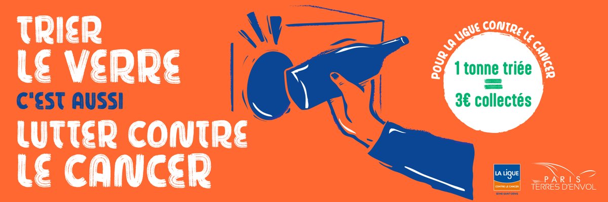 @terresdenvol (@terresdenvol) on Twitter photo #Tri du #verre l♻️ En triant mes emballages en verre dans les bornes de collecte, je contribue à la lutte contre le cancer sur le territoire !
➡️Pour chaque tonne de verre triée, <a href="/terresdenvol/">@terresdenvol</a> reverse 3€ à la #liguecontrelecancer de Seine-Saint-Denis.
👉 tinyurl.com/4eh66aba #Tri du #verre l♻️ En triant mes emballages en verre dans les bornes de collecte, je contribue à la lutte contre le cancer sur le territoire !
➡️Pour chaque tonne de verre triée, <a href="/terresdenvol/">@terresdenvol</a> reverse 3€ à la #liguecontrelecancer de Seine-Saint-Denis.
👉 tinyurl.com/4eh66aba