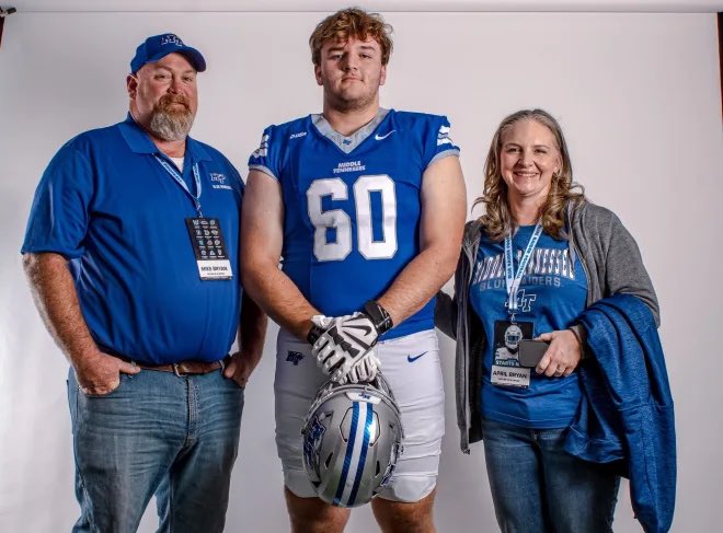 MTSU SIGNING DAY PROFILE:
- Offensive lineman Bo Bryan

middletennessee.rivals.com/news/signing-p…