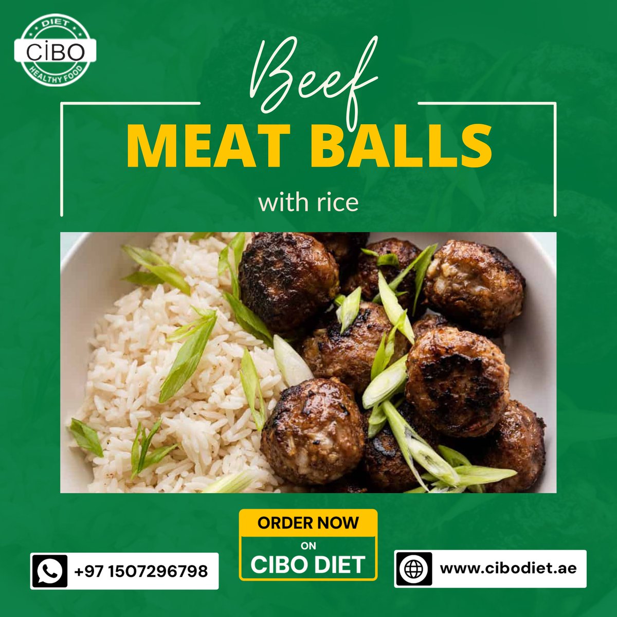 CiboDiet's tweet photo. 🍽️ Indulge in the goodness of #BeefMeatballs with Rice! 🥩🍚 Delivered fresh & #healthy by #CiboDiet 🥗 in #Dubai & #AbuDhabi. Fuel your day with flavor and fitness! 🚴♂️🌟
Website: https://t.co/QL7IElkrr7
#HealthyFoodDubai #HealthyFoodAbuDhabi #HealthyRestaurant #DubaiEats https://t.co/uPpn4pCeq5