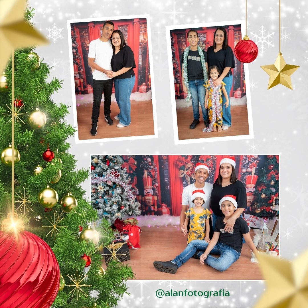 alanrones's tweet image. O brilho nos olhos, o calor dos abraços e a magia do Natal eternizados em cada clique. Momentos assim merecem ser guardados para sempre! Quem mais ama reunir a família e registrar todo esse amor?
#NatalEmFamília #Lembranças #AlanFotografia
#ensaionatalino #natal #natal24