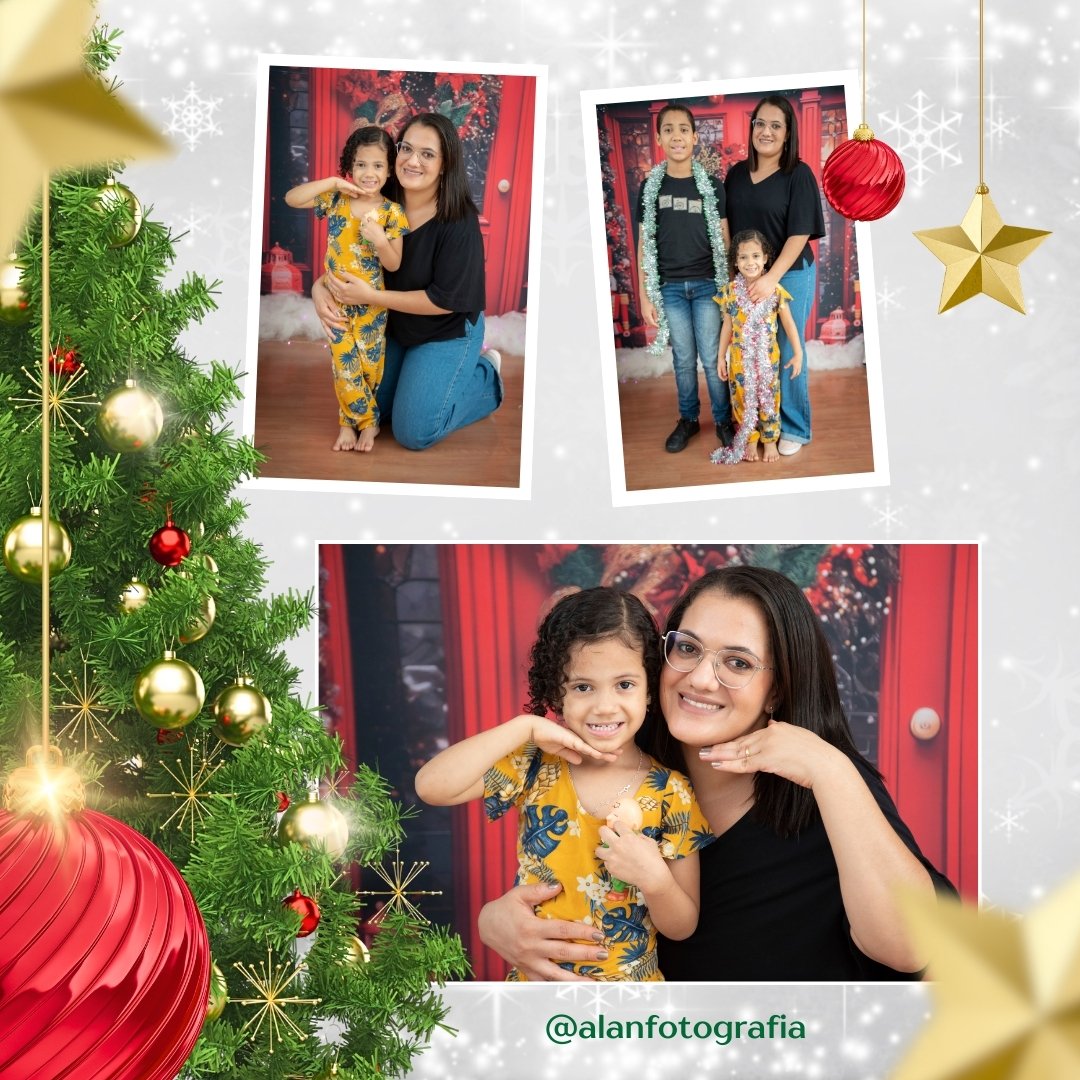 alanrones's tweet image. O brilho nos olhos, o calor dos abraços e a magia do Natal eternizados em cada clique. Momentos assim merecem ser guardados para sempre! Quem mais ama reunir a família e registrar todo esse amor?
#NatalEmFamília #Lembranças #AlanFotografia
#ensaionatalino #natal #natal24