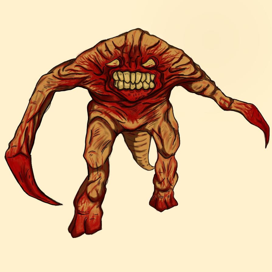 SarnenFFXIV's tweet photo. More Fiend practice

#quake #quakeremastered #videogames #videogameart #amateurart #digitalart #art https://t.co/DL2PLAHVty