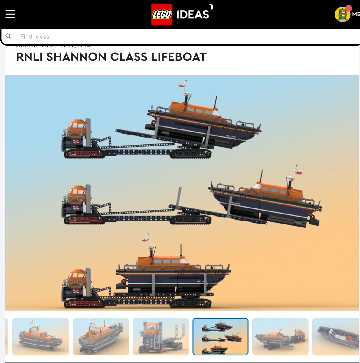 kgrowland's tweet photo. @RNLI what a great idea this is! Lego need 10,000 votes to make this a product. Please vote to support the lifeboats https://t.co/mOTIbxsQQe