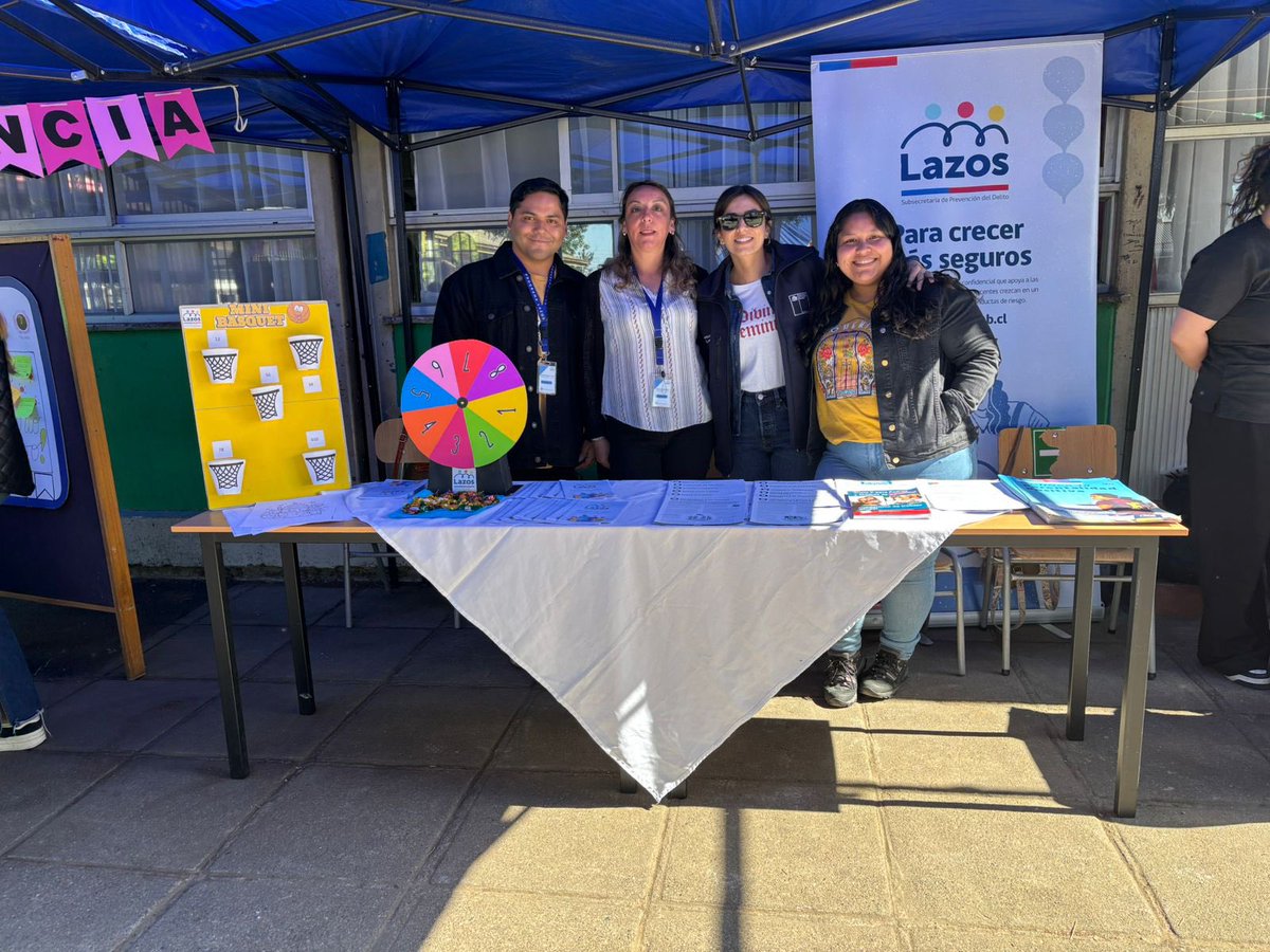 Programa_Lazos's tweet image. #Lazos estuvo presente en la Feria de promoción de convivencia escolar “Unidos por el buen trato” de #LosÁngeles una oportunidad para compartir con estudiantes y la comunidad educativa de la Escuela Isla de Laja
#ProgramaLazos