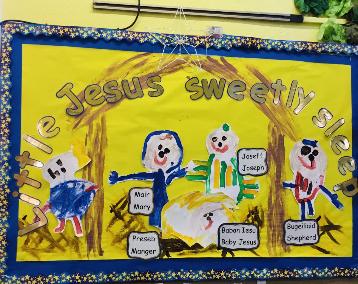 #SJCNursery
We have been making a very special display.
Hush! Baby Jesus is sleeping.