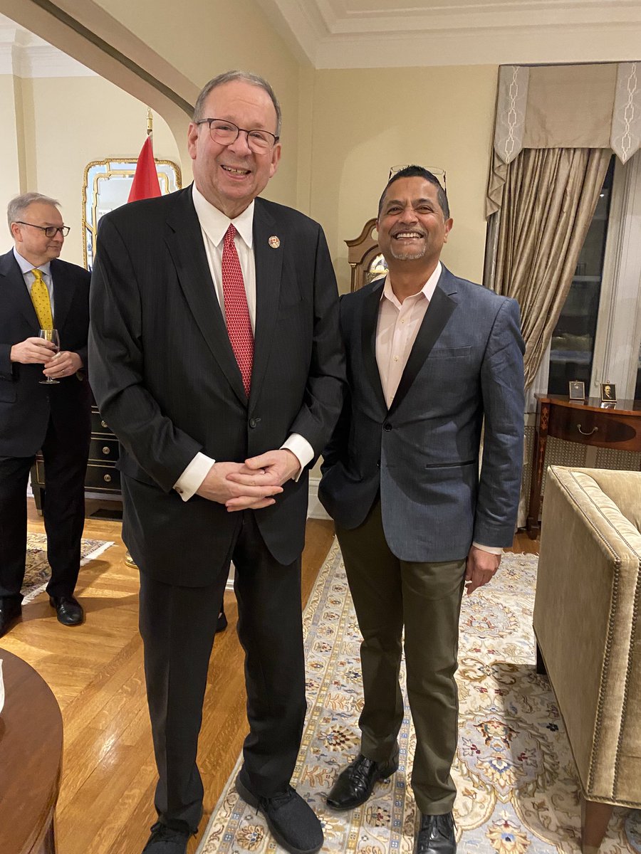 It was a pleasure attending the event to honour US Ambassador David Cohen &amp; thank him for his service. A big thank you to Consul General Baxter for being such a gracious host. <a href="/USAmbCanada/">Ambassador Pete Hoekstra</a> <a href="/usconstoronto/">US Consulate Toronto 🇺🇸🇨🇦</a> <a href="/AmChamToronto/">AmCham Toronto-GTA</a> <a href="/AmChamCanada/">AmCham Canada</a> <a href="/capnetinc/">Capstone Networks</a>