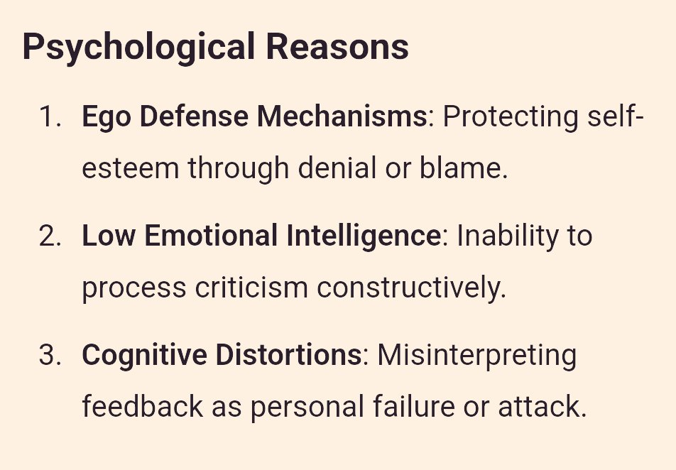 DrMisida's tweet image. Why Some Employees Reject #Criticism and #Resent You
#psychology #sociology #politics