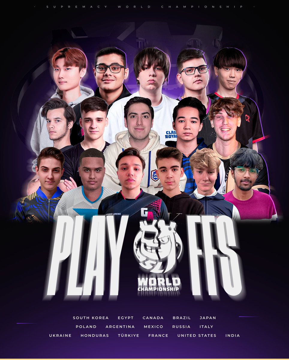 Supremacy League (@cr_supremacy) on Twitter photo π£ ππππππ
π
π πππππ π₯
16 SURVIVORS... BUT ONLY 1 WORLD CHAMPION! π
THE JOURNEY HAS LED TO THIS MOMENT π€©! THE 16 GREATEST NATIONS NOW STAND ON THE FINAL BATTLEFIELD TO DETERMINE WHO WILL CLAIM THE TITLE OF WORLD CUP CHAMPION! THE STAGE IS SET, THE TEAMS ARE π£ ππππππ
π
π πππππ π₯
16 SURVIVORS... BUT ONLY 1 WORLD CHAMPION! π
THE JOURNEY HAS LED TO THIS MOMENT π€©! THE 16 GREATEST NATIONS NOW STAND ON THE FINAL BATTLEFIELD TO DETERMINE WHO WILL CLAIM THE TITLE OF WORLD CUP CHAMPION! THE STAGE IS SET, THE TEAMS ARE