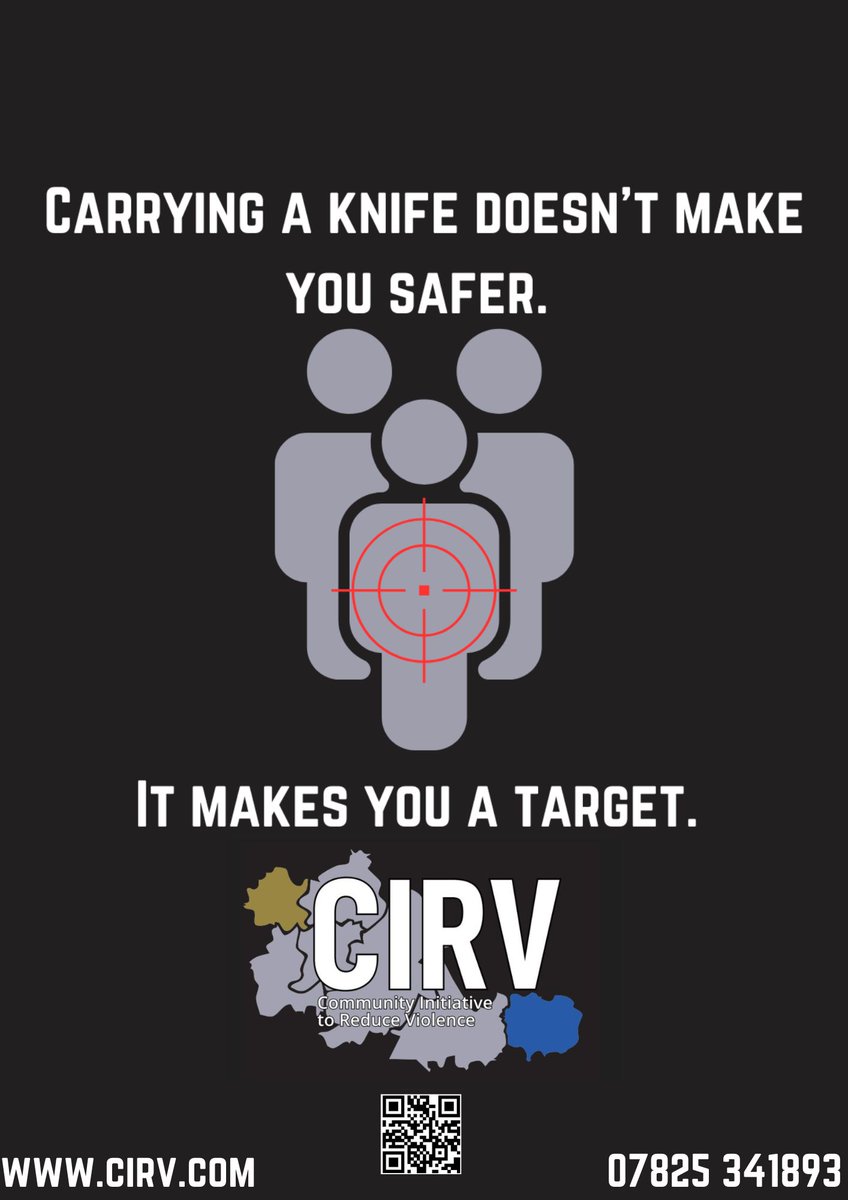 CoventryCIRV's tweet photo. #NeverIntoTooDeep
The first step is the hardest, but it’s worth it. Put down the knife, pick up the phone, and take back control. #KnifeCrime #CIRV https://t.co/N98V7SZaii