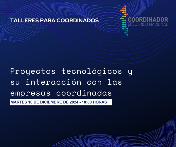 🚨¡Atención equipos de empresas coordinadas! Inscríbete en nuestros talleres prácticos disponibles.

Se realizarán los próximos martes 10 y miércoles 11 de diciembre de forma remota. ⚡

✅ Proyectos tecnológicos y su interacción con las empresas coordinadas. Dirigido a áreas de