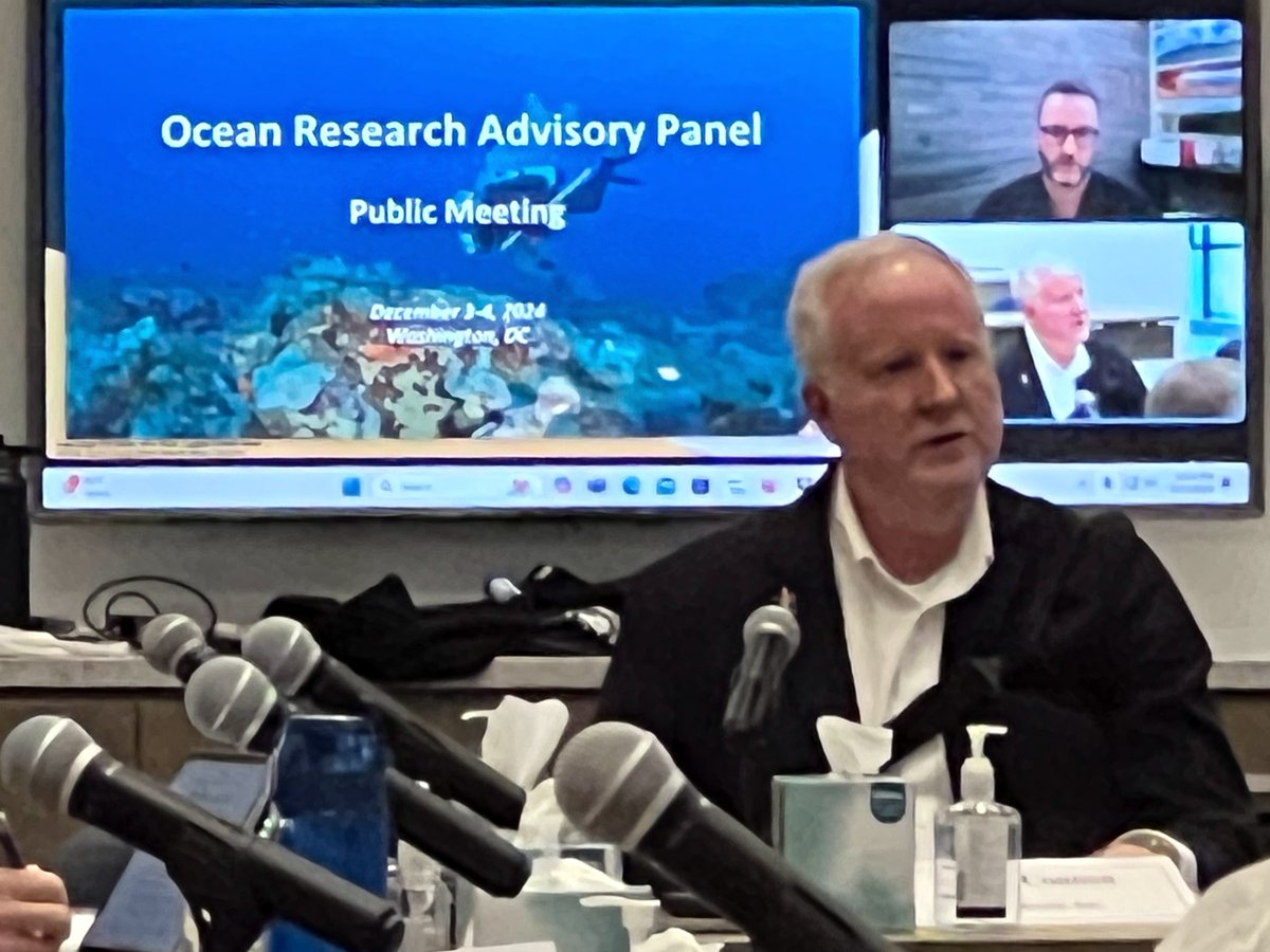 saildrone's tweet photo. Saildrone's Brian Connon was proud to participate in the @WhiteHouse's Ocean Research Advisory Panel yesterday. He discussed public/private partnerships and how mechanisms like CRADA have enabled Saildrone and NOAA to innovate collaboratively.
#ORAP #EmergingOceanTech https://t.co/zIbSOJyYLf