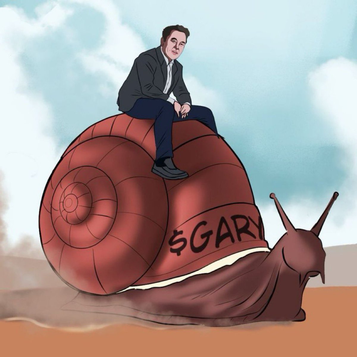 elonssnailgary's tweet photo. @CarsonYur $GARY the snail,  official mascot of #TheBoringCompany , Elons pet &amp; mascot of #Snailbrook Texas https://t.co/kGjzvfQx03