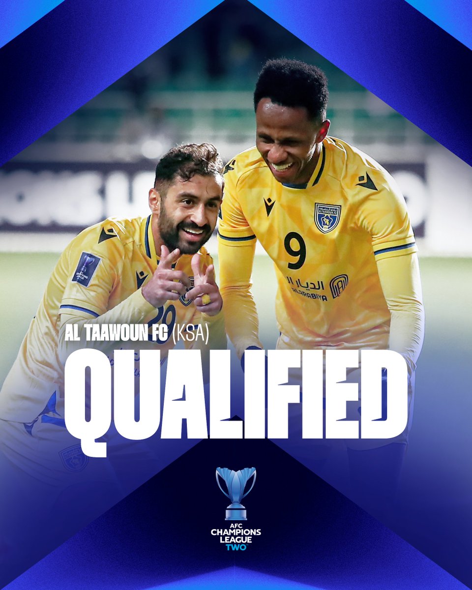 تهانينا للذئاب 🐺👏

<a href="/AltaawounFC/">نادي التعاون السعودي</a> إلى ثمن نهائي #دوري_أبطال_آسيا2 💛
