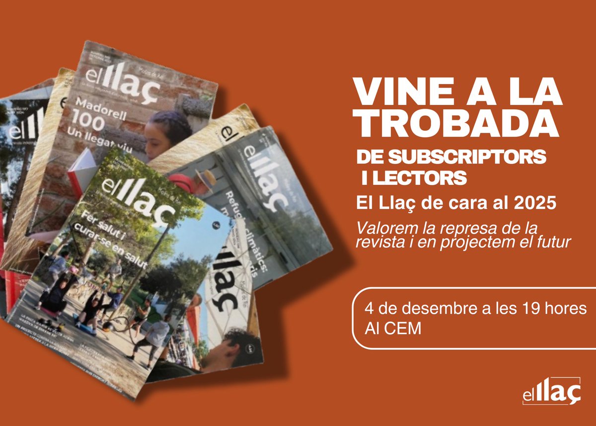 Aquest vespre us esperem al CEM! A les 19h!