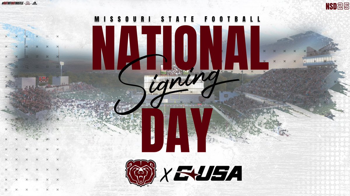 Wake up Bears Fans, it’s National Signing Day!

It’s a great day to be a MoState Bear! 🐻

Excited to welcome some new Bears to the Family!

#OutHitOutHustle | #NSD25