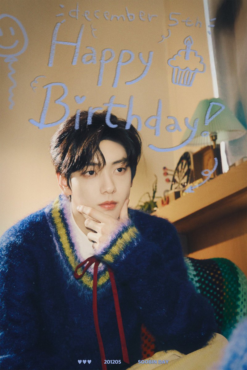 [#수빈생일_txt]
🥳HAPPY BIRTHDAY🥳
12월 5일
이 세상 귀여움과 다정함을 다 가진 수빈이의 날🥰

#토끼그자체 #다정함의정석 #수빈이라서행복해
#투모로우바이투게더 #TOMORROW_X_TOGETHER #TXT