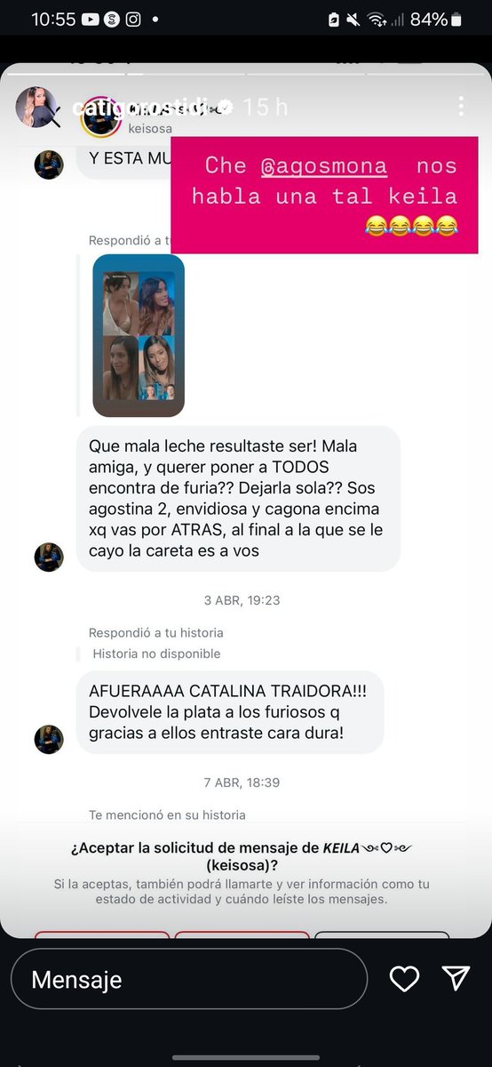 pingafaran's tweet photo. Yo soy full team cata y agos, pero esto me parece una estupidez, tipo para que subir eso. 
(Una cosa es ver el programa y otra es estar en el programa) 
#GranHermano2025 
#granhermano
#keila https://t.co/UkPQzxPMXT