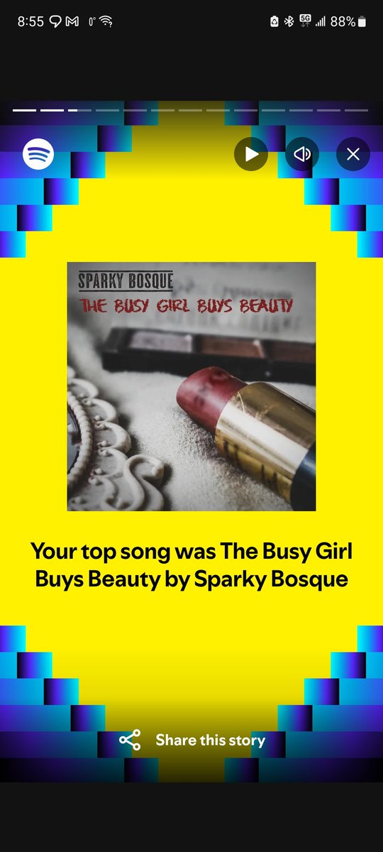 My uncanny valley AI-generated Spotify Wrapped podcast revealed that I'm in the top 0.1% of listeners for <a href="/sparkybosque/">Sparky Bosque</a>'s banging cover of <a href="/billybragg/">Billy Bragg</a>'s "The Busy Girl Buys Beauty."

Proud to wear that crown, but Bragg fans need to hear it: open.spotify.com/track/5KKWrYu4…