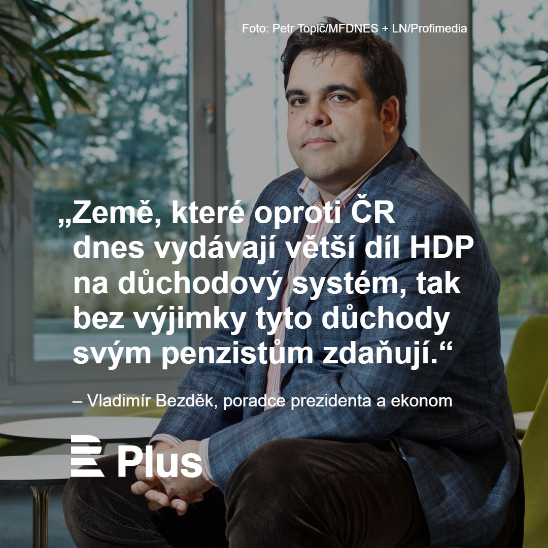Český rozhlas Plus (@croplus) on Twitter photo „Většinou to nejsou jenom daně z příjmu fyzických osob, ale i sociální a zdravotní pojistné.“ dodává poradce prezidenta, ekonom a bývalý předseda důchodových komisí Vladimír Bezděk. 🔗 rozhl.as/cEe #DnešníPlus <a href="/martinamaskova/">Martina Mašková</a> „Většinou to nejsou jenom daně z příjmu fyzických osob, ale i sociální a zdravotní pojistné.“ dodává poradce prezidenta, ekonom a bývalý předseda důchodových komisí Vladimír Bezděk. 🔗 rozhl.as/cEe #DnešníPlus <a href="/martinamaskova/">Martina Mašková</a>