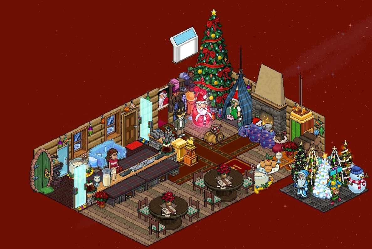 AX_Habbo's tweet photo. Nuovo arredamento natale 💓 https://t.co/E7znTyeyfu