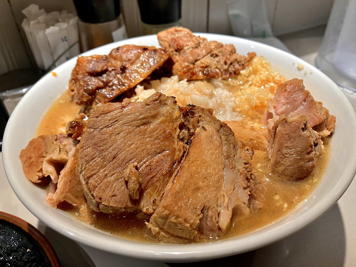 富喜製麺研究所の罪なき二郎美味いなー😻✨