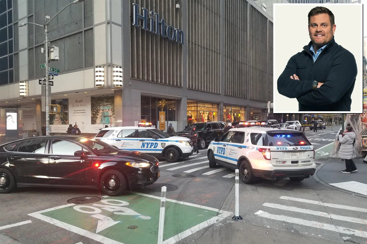 US Ship of State (@us_shipofstate) on Twitter photo The CEO of UnitedHealth was fatally shot in the chest this morning outside the Hilton hotel in Midtown, in what police say was a targeted attack.
Brian Thompson, 50, was at the hotel at around 6:46 a.m. when a masked man fired at the CEO and fled eastbound on 6th Avenue.
Thomas The CEO of UnitedHealth was fatally shot in the chest this morning outside the Hilton hotel in Midtown, in what police say was a targeted attack.
Brian Thompson, 50, was at the hotel at around 6:46 a.m. when a masked man fired at the CEO and fled eastbound on 6th Avenue.
Thomas