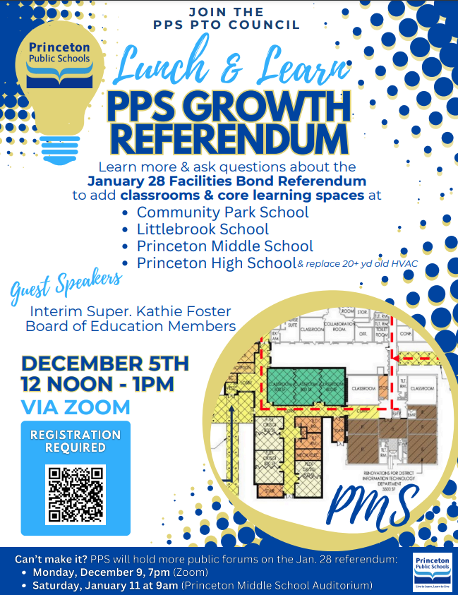 Just a friendly reminder that the PTOC Referendum Lunch and Learn Zoom meeting is happening tomorrow from 12:00PM - 1:00PM. Registration is required.