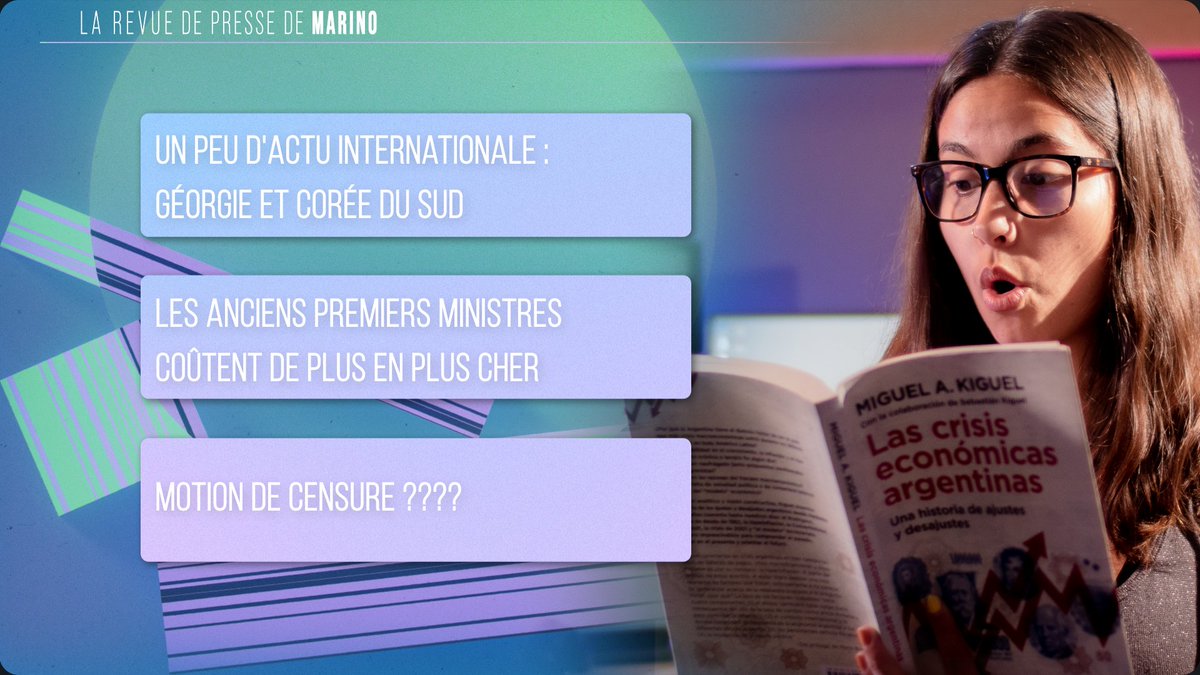 Revue de Presse ! Un peu d'actu internationale, puis l'article de la semaine derniere qu'on avait pas eu le temps de lire, et vers 16h-16h30 on va suivre les discussions sur la motion de censure !
➡️ twitch.tv/stupideconomics